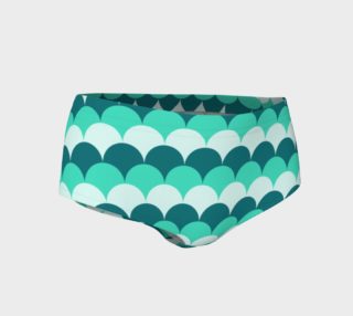 Mermaid Scales Mini Shorts preview