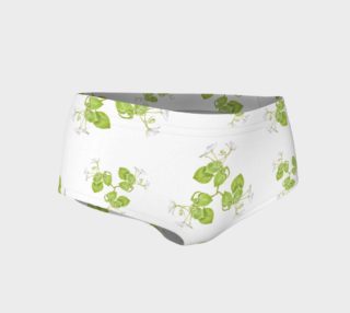 Aperçu de Photographic Floral Decorative Pattern Mini Shorts