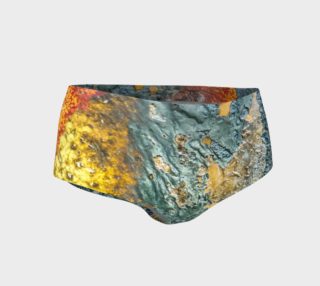 Aperçu de Colorful Abstract Texture Mini Shorts