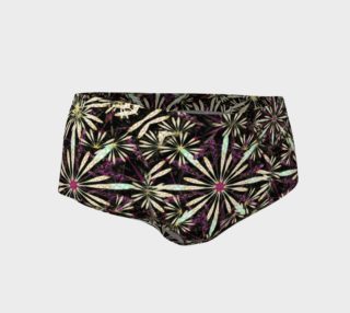 Aperçu de Luxury Dark Floral Pattern Mini Shorts