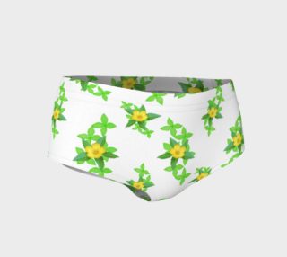 Aperçu de Airy Floral Pattern Mini Shorts