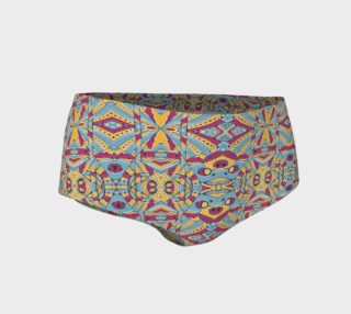 Aperçu de Multicolored Tribal Pattern Mini Shorts