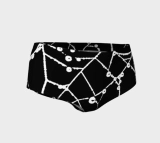 Aperçu de Spider Web Graphic Silhouette Mini Shorts