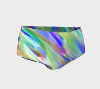 Colorful digital art splashing G401 Mini Shorts preview