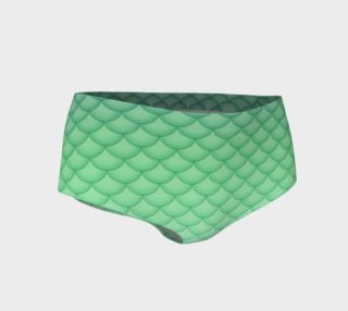 Green Mermaid Mini Shorts preview