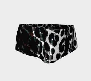 Leopard Print Mini Shorts preview