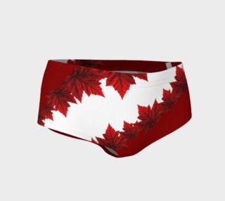 Canada Maple Leaf Shorts Canada Souvenir Mini Shorts preview