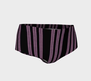 Pink Stripes Mini Shorts preview