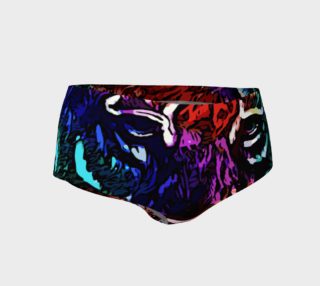 Rainbow Tiger Women's Fitness Mini Shorts  preview