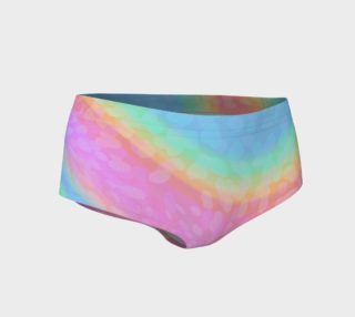 Cotton Candy Rainbow Mini Shorts preview