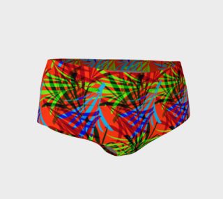 Colorful Tropical Leaf Trendy Summery Patterned Print preview