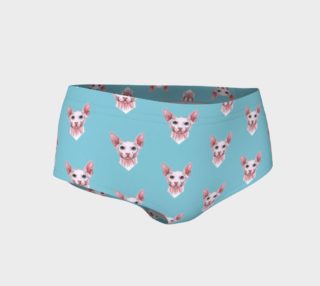 Sphynx cats pattern Mini Shorts preview