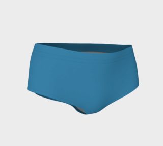 Teal Solid Mini Shorts preview