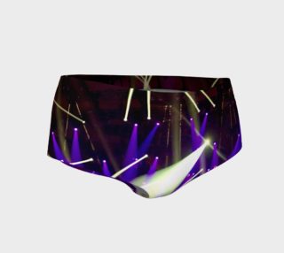 Purple and Yellow Mini Shorts preview