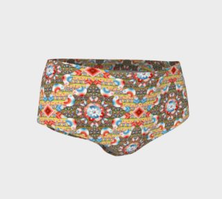 Heraldic Lovebird Mini Shorts preview