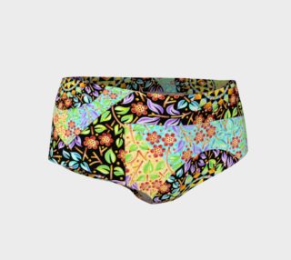 Aperçu de Filigree Floral Patchwork  Mini Shorts
