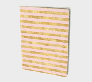 Aperçu de Blush Pink Gold Stripes