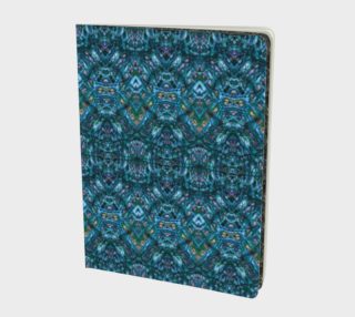 Blue Glimpse Notebook Large preview