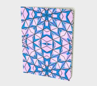 Pink & Blue Mosaic - notebook preview