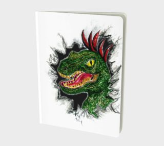 Grunge Velociraptor Portrait preview