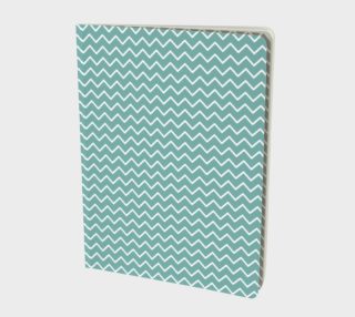 Teal Waves Notebook preview