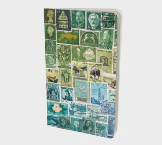 Aperçu de Swamped - Vintage Postage Stamp Journal