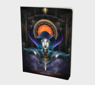 Trilia - Goddess Of The Orange Moon Notebook preview