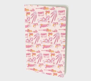 Fight like a girl small notebook preview