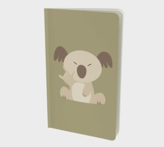 ASL I Love You Koala Small Notebook preview