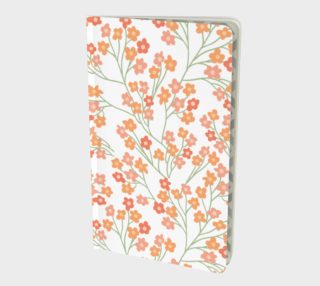 Aperçu de CORAL FLORAL ON WHITE