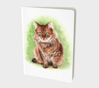 Somali cat Large Notebook preview