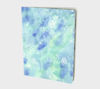 Blue lagoon Large Notebook preview