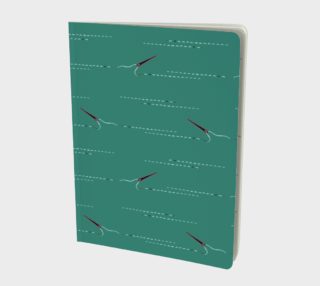 Sewing Teal notebook preview