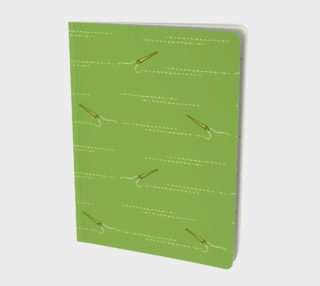 Sewing Green notebook preview