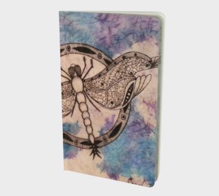 Dragonfly Watercolor Batik Small Notebook preview