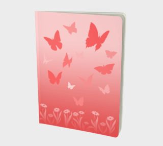 Pink Butterfly Notebooks - Adorable preview