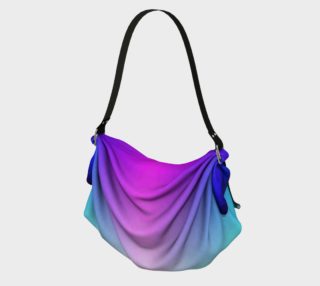 Purple Pink Blue and White Origami Tote preview
