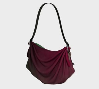Red Green Ombre Flame Origami Tote preview