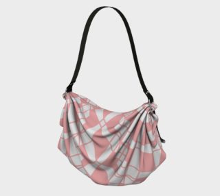 Abstract geometric pattern - pink and white. preview