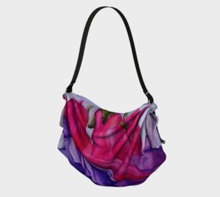 FUCHSIA FLOWER in WATERCOLOR Origami Bag preview