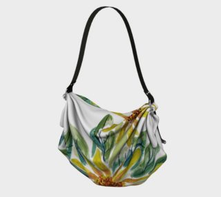 Yellow Watercolor Flowers Origami Bag preview