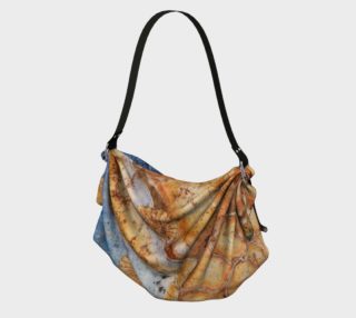 Ammonite Shell Under the Sea Fibonacci Origami Tote preview