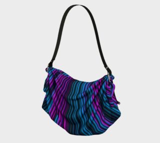 Blue and Purple Stripes Origami Tote  preview