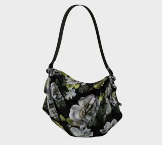 Rose and lime flower origami tote preview
