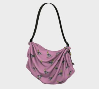 Cockateel birds pattern Origami Tote preview