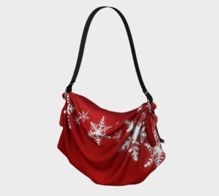 Snowflakes Red Christmas preview