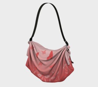 Aperçu de Pink Butterfly Bags - Origami Tote Bag