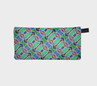 Nouveau Peacock Stained Glass Pencil Case preview