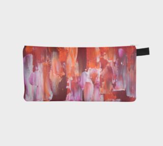 Pink Orange White Pencil Case preview