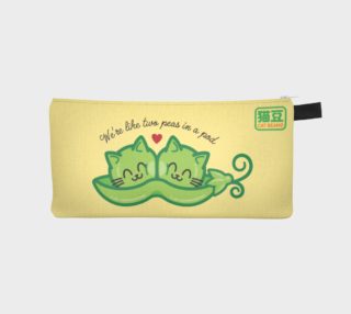 Two Cat Peas in a Pod Pencil Case preview